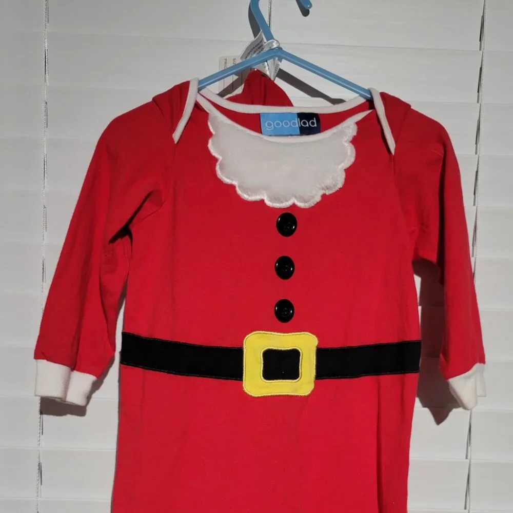 Good Lad Baby Santa Onesie - Size 18 Months - Picture 3 of 5